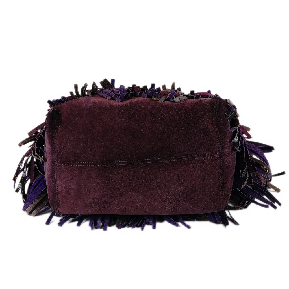 R-A-R-E! COACH LTD ED/XLG/HTF FRINGED LEATHER TOTE. - Picture 9 of 12